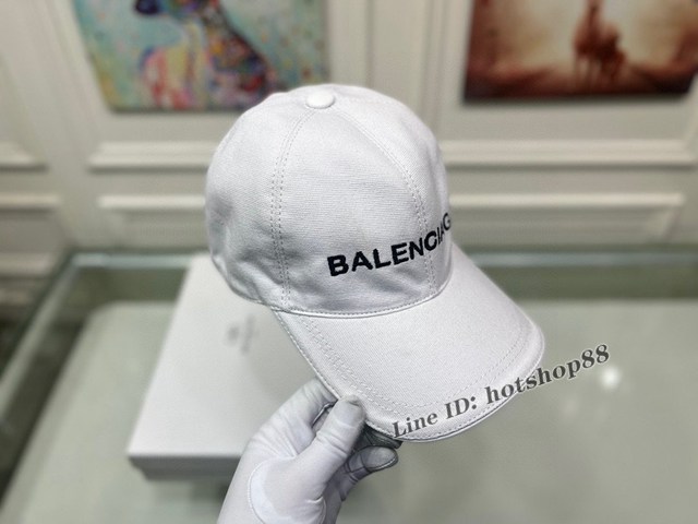 Balenciaga專櫃新款巴黎世家立體刺繡帆布經典原單棒球帽鴨舌帽 mmyj3018